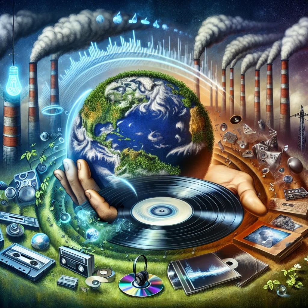 Die Umweltauswirkungen der Musikdistribution: Streaming vs. physische Medien