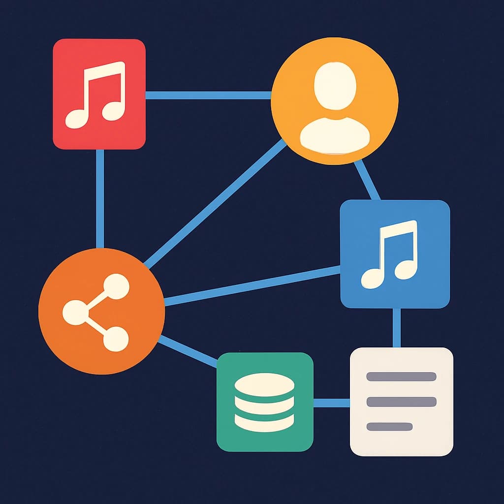Entwicklung eines Music Rights Data Model: Kennungen, Entitäten und Beziehungsmuster für Entwickler